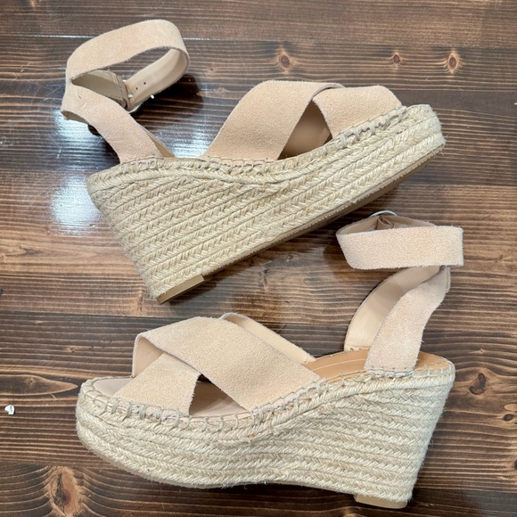 Dolce Vita Beige Espadrille Wedge Sandals Size 8.5 NWOB - Picture 2 of 8